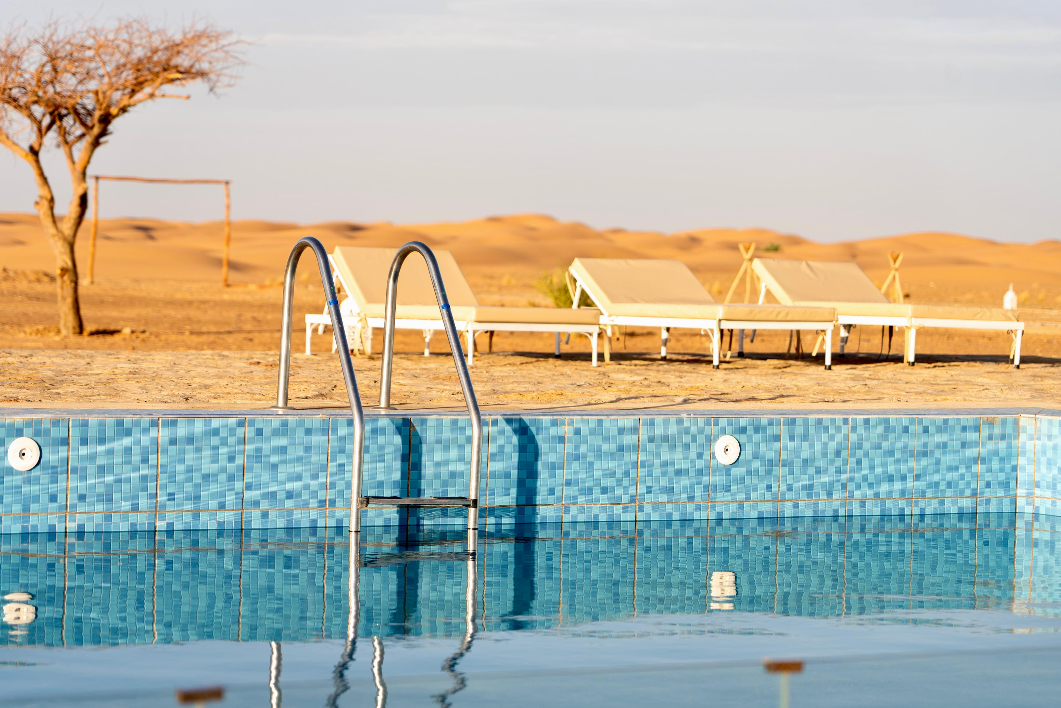 Poolside relaxation — Sahara Royal Resort