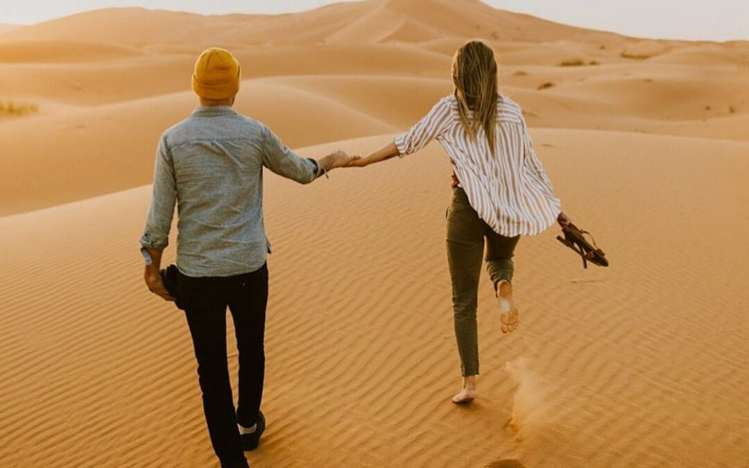 Honeymoon Celebration in the Desert of Merzouga